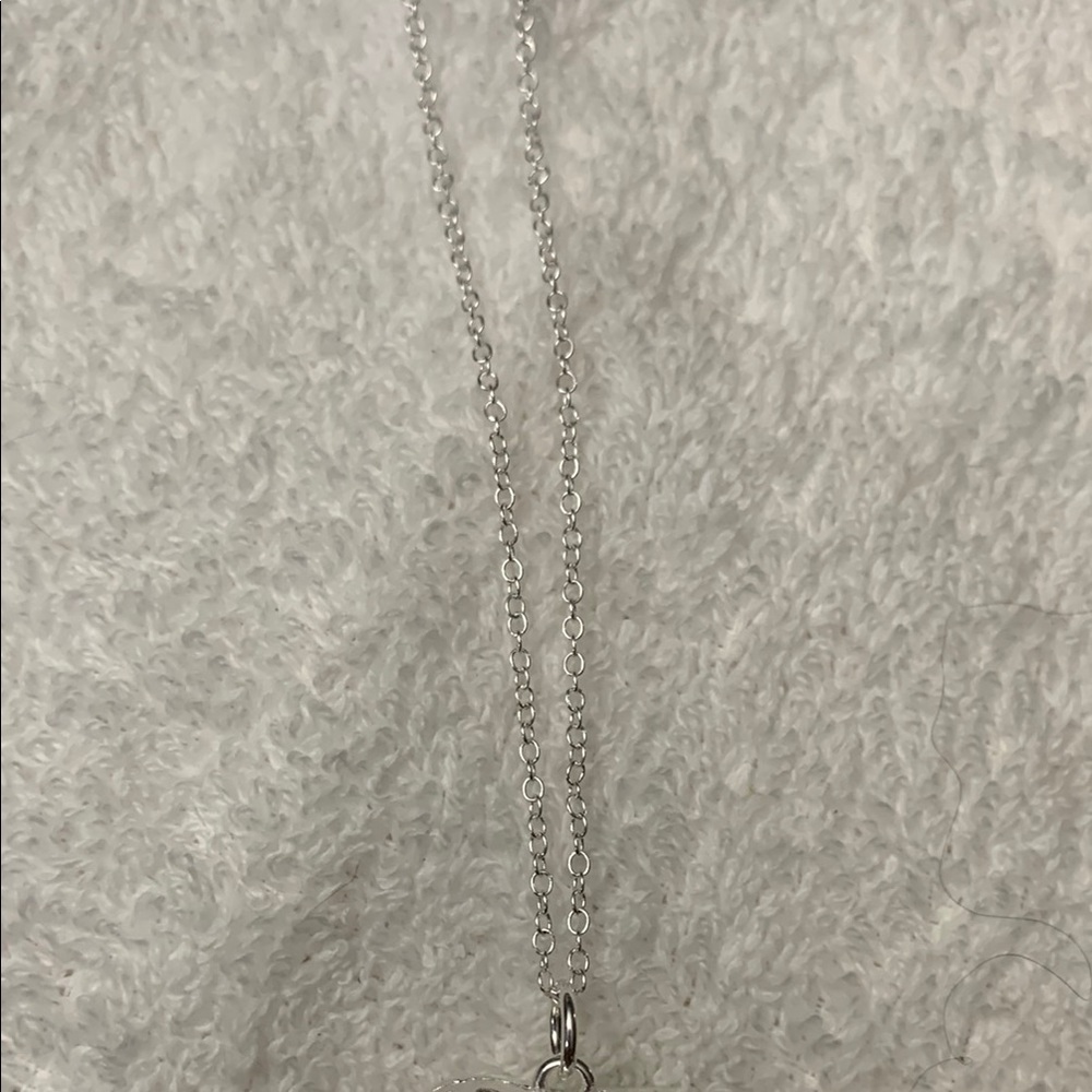 Silver Heart Pendant Necklace 925 - Picture 3 of 7